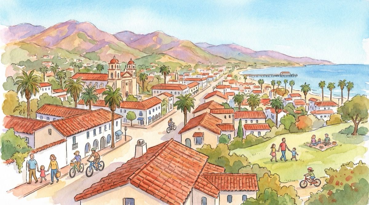 Sheppard Family at Santa Barbara Beach